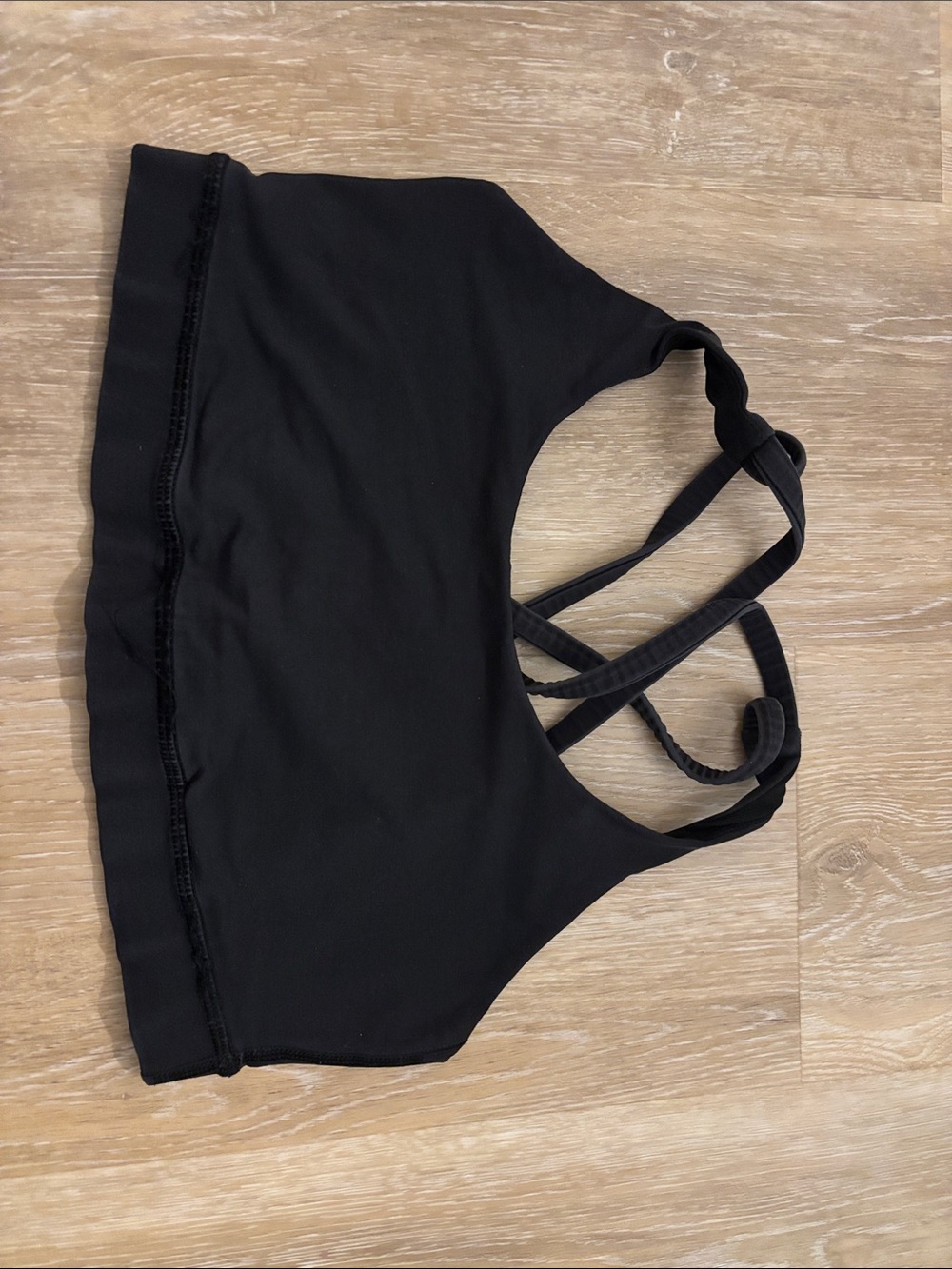 Black Lululemon Energy Sports Bra